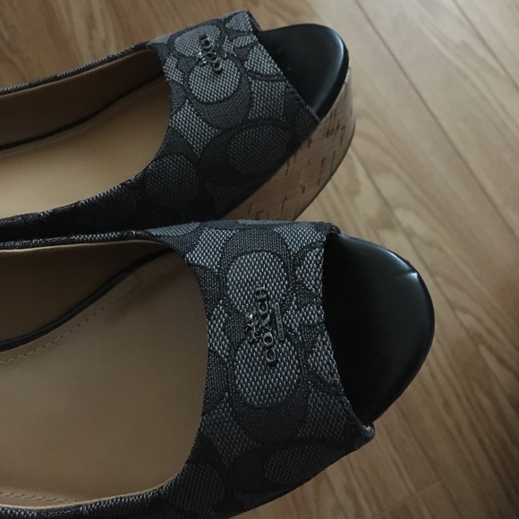 Coach Wedge Sandals (Authentic!!) - Picture 7 of 9